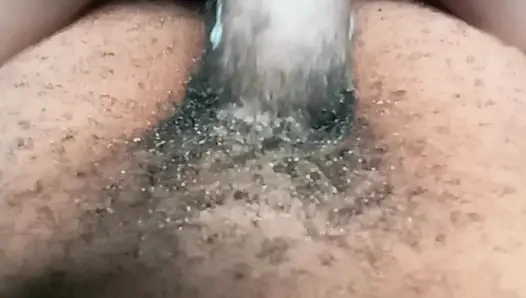 Amcık arkadan gerildi