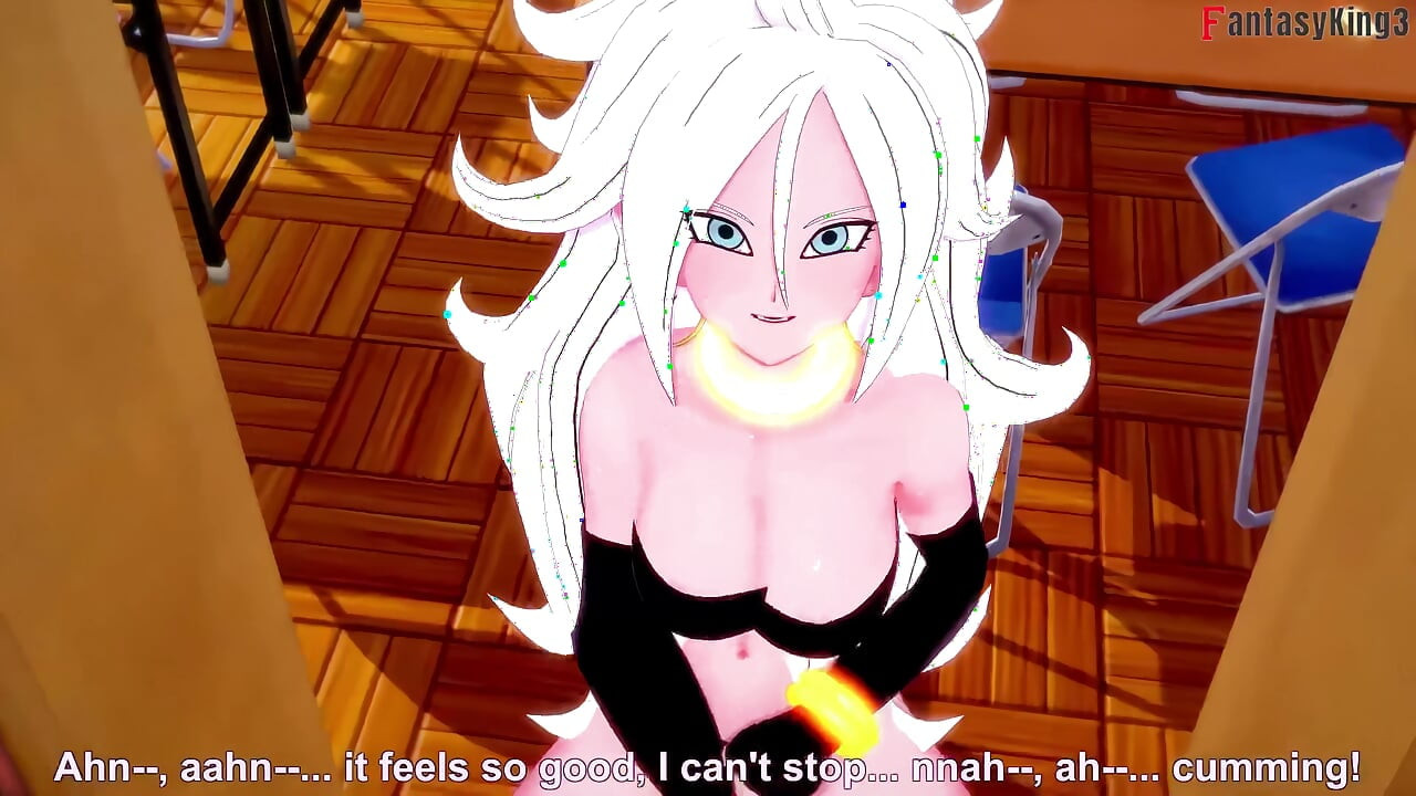 android 21 masturbiert in der bibliothek, also helfe ich ihr - Dragon Ball Zex Serie