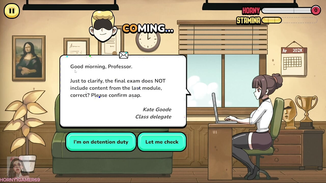 Hot Detention Teacher teaches them a lesson