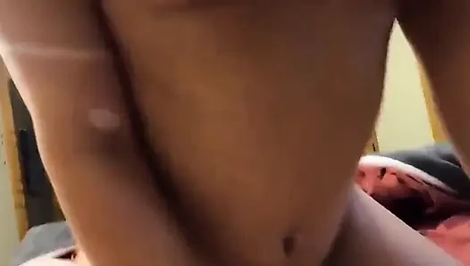 Stepdaughter Can't Sleep and Visits Her Stepdaddy in Bed