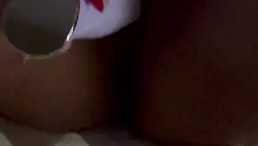 Vibratörlü evli kadın