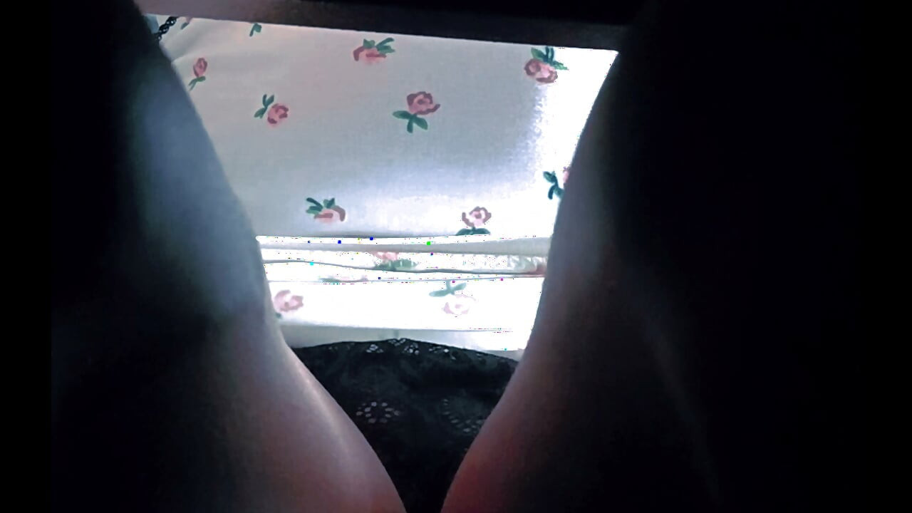 Pervs Paradise: Under-Desk POV, UpDress, Lace & Soft Femcock Reveal