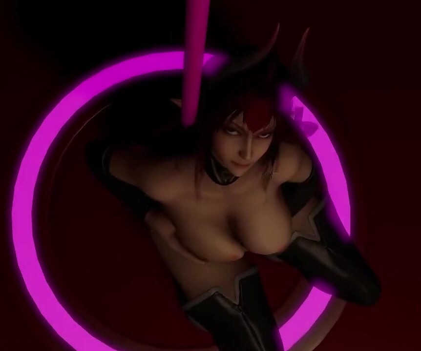 Red Hot Succubus Demon Girl Pole Dancing - 3D Porn