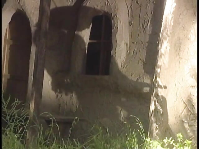 Gorąca blondynka nastolatka jedzie kutas na zewnątrz