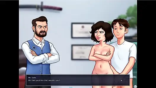 Summertime saga - Eva hat ihr baby ... Johannes fickte Maria, während tony da war
