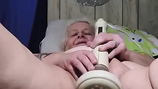 There's She Goes Again Fucking That Big Ass Vibrator Head