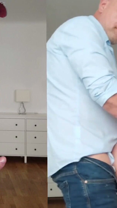 Sexy Daddy with fat dick fucking friend . Gay anal creampie.dexterxxl | Clip 1