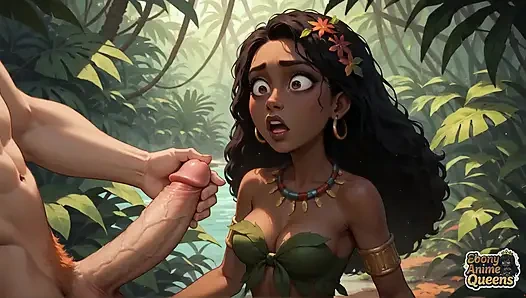 Knisternde dunkle göttin ziert dschungel - ausgelassen xXX!