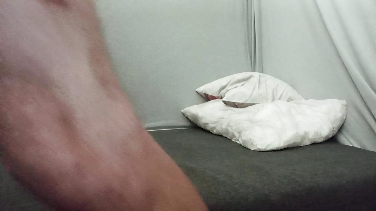 Handsome boy at night and his horny body