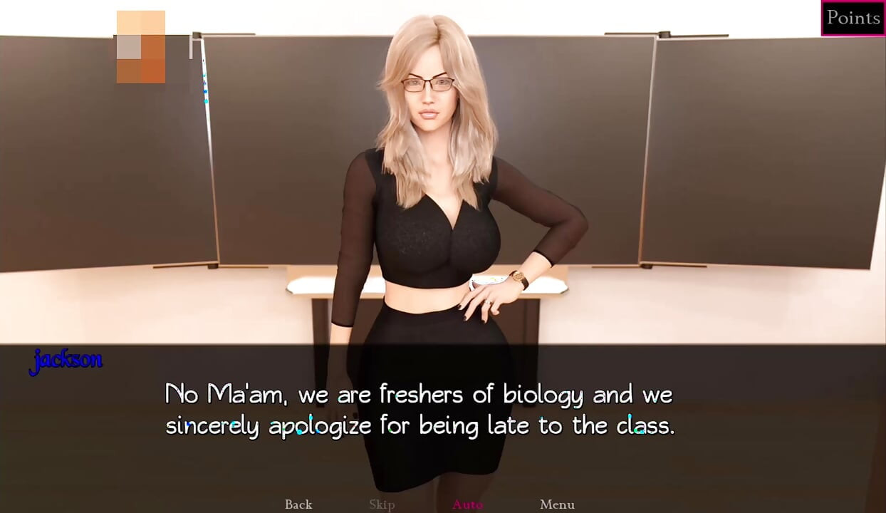 Nerd to alpha #2 - The girl showed her pussy in class