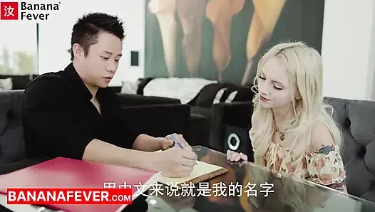Buff beijing ta mahasiswi hot rambut pirangnya