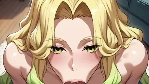 Hentai anime - My neighbor gets fucked because her husband has her small