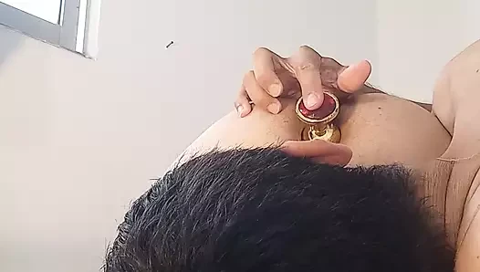 Muhteşem derin gırtlak oral seks