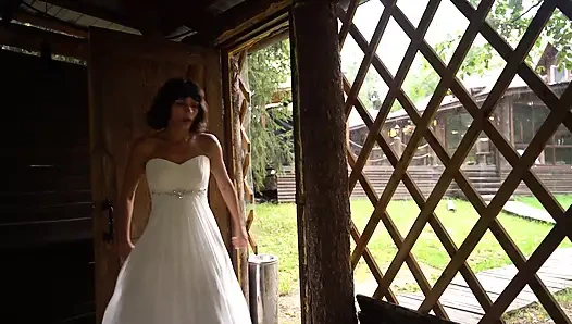 Pasangan kekasih crot di dalam pengantin wanita di malam pernikahan