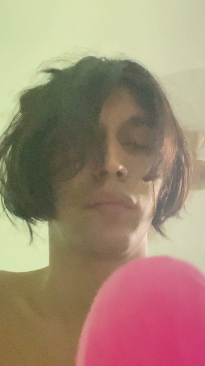 Playful fanboy playing with new sex toy imaging their big brother | Clip 2