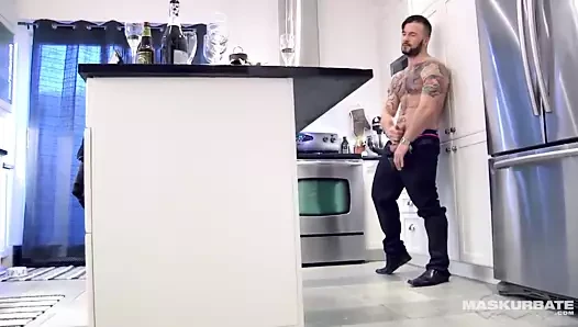 Maskurbate manuel deboxer'ın wanking heyecan