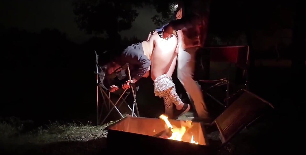 Using My Pussy at the Camp! Trying to Get Caught!