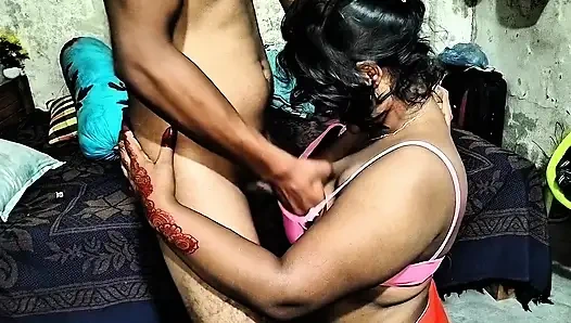 I fucked my desi bhabhi very hard. I squeezed her big breasts.. Part 1