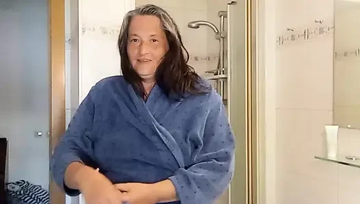 Shower on. Excuses off. Mature German