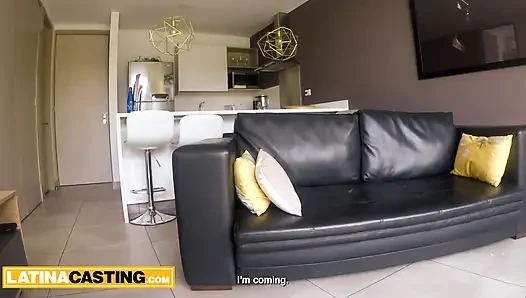 Cute Latina Babe Gets a Big Booty Massage Before Rough Pussy Railing