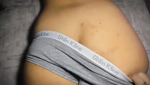 They Stick an Anal Plug in My Tight Ass and Leave My Pussy Dripping with Cum