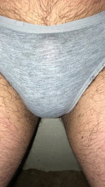 Panty wetting on the beach