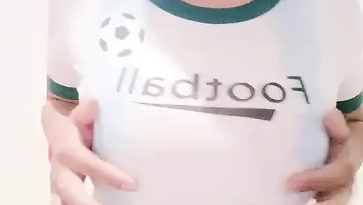 Futbolcu mastürbasyon yapıyor