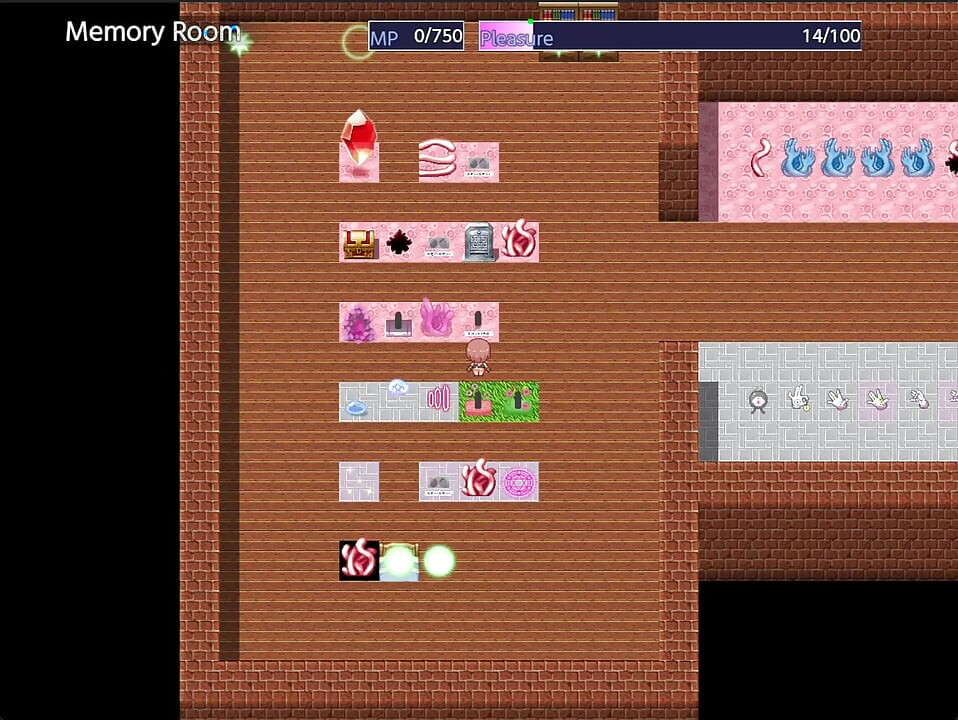ルナと欲望の旅 ダンジョン フロア3のシーン