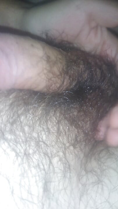 Massaging me in the cold.