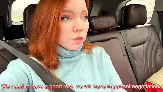 Большая подборка огромных камшотов для рыжей красотки.