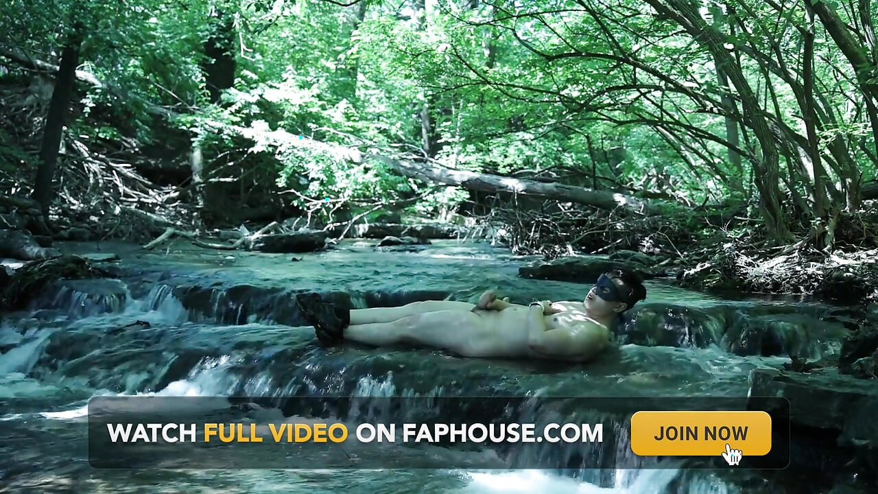 Flexing by the Waterfall, Trying to Sneak a Little Private Moment