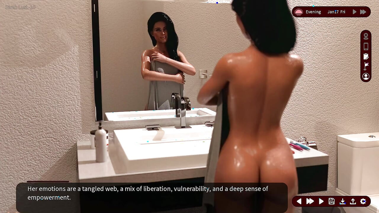 Whispers of desire - V0.25 - sarah befriedigte sich während ihrer dusche