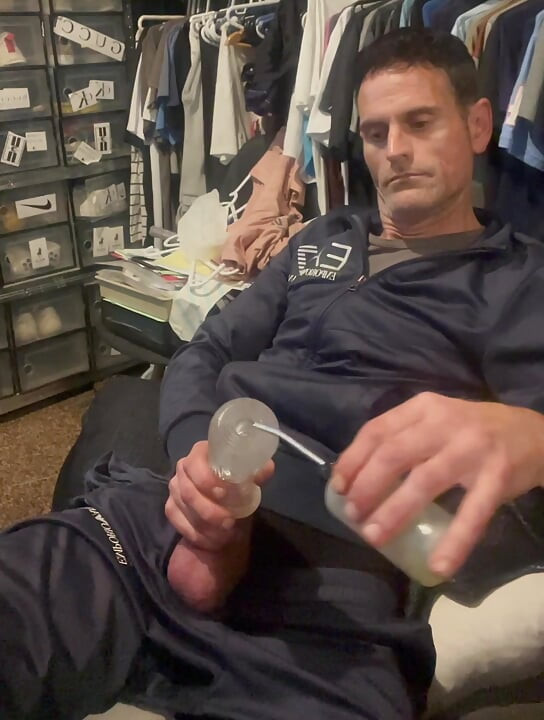 Mike masturbating again