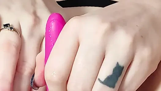 The busty milf masturbates hard and has endless orgasms.