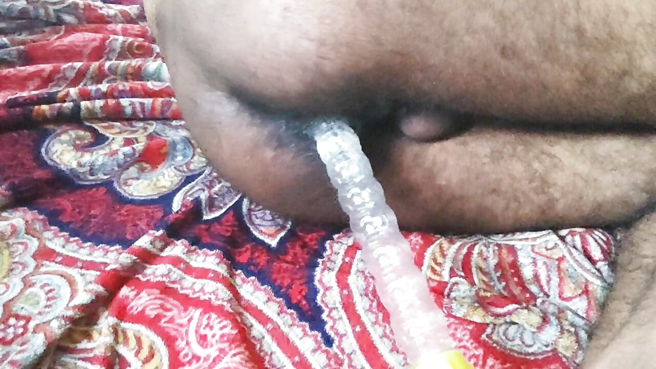 That Big Black Hairy Hard Dick is low today coz something bis is inside.