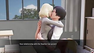 Public Sex Life H - (PT 02) - teacher is broke