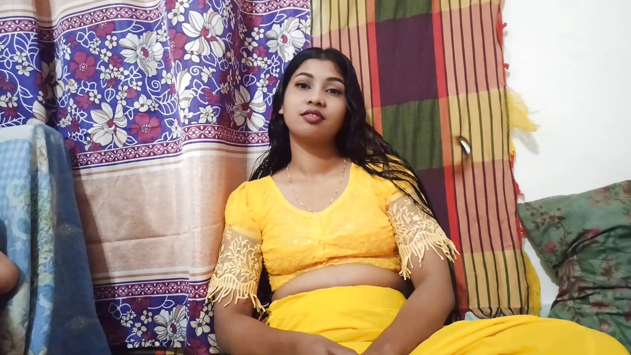 Indian Bengali Stepmom Shared Single Bed and Made Stepson Happy Full Bangla Audio Full face enjoying my sex video