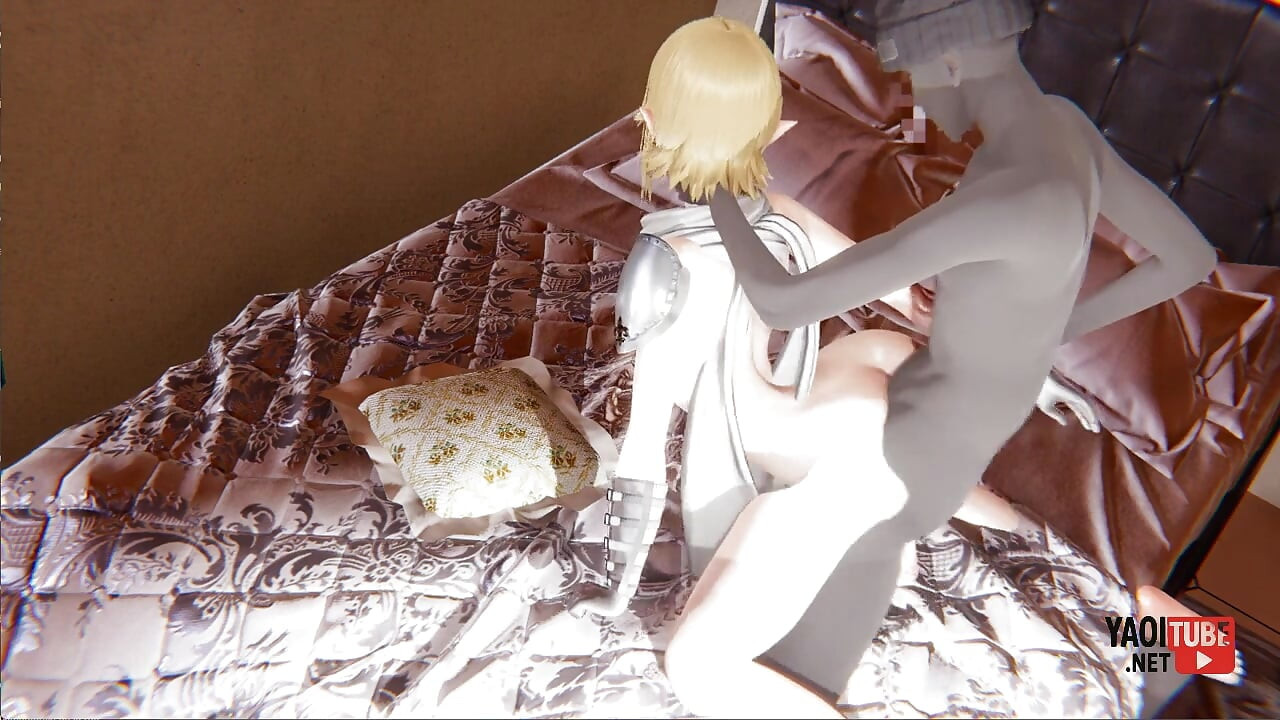 Zelda Yaoi - Link Femboy Fucked by a Black Boy