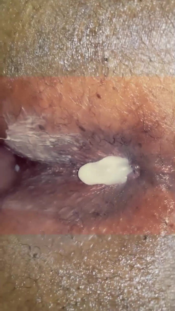 Iconic moment from "Best homemade amateur anal creampie with my stepsister"