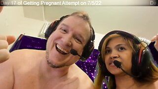 Day 17 Wife Breeding Attempt - SexyGamingCouple