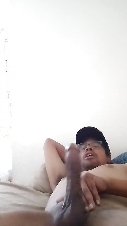 Hand solo - Rock hard cock ready to cum