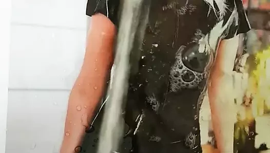 Porno Queen vollgepisst
