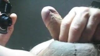 68 -jarige opa #19 rijpe penis close close -up aftrekken ongesneden