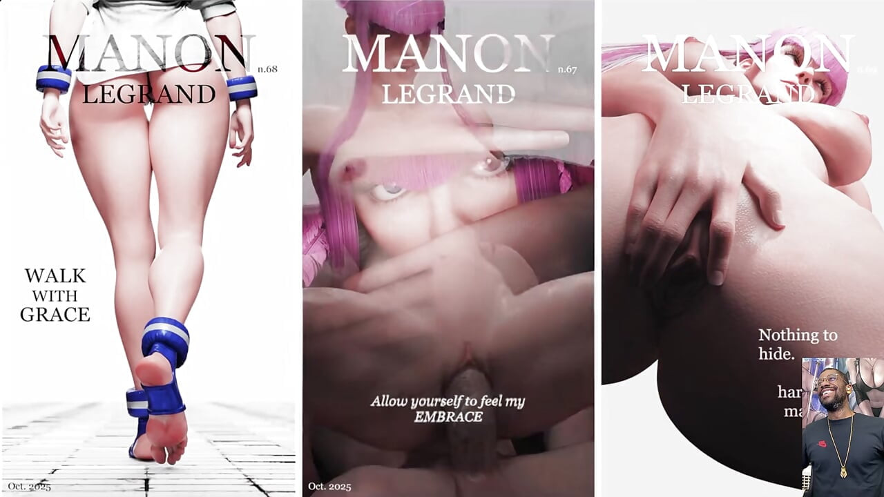 Bald Pussy Manon Has the Best Porn Production Ever, Fat Juicy Ass Ashe Reverse Cowgirl