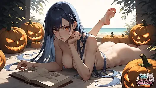 Pumpkin Glow & Blue Hair Solo Mug Seduction