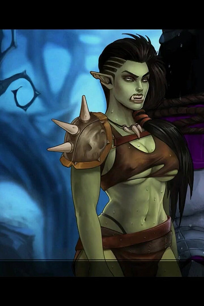 What a Legend #121 - Sexy She-orc - by Misskitty2k