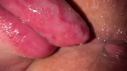 Tight anal fuck, anal fingering and ass lick
