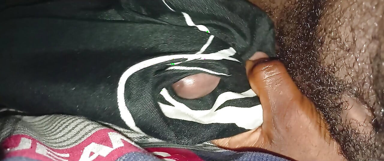 Rubbing sperm on dick to see if it did cause a chemical reaction