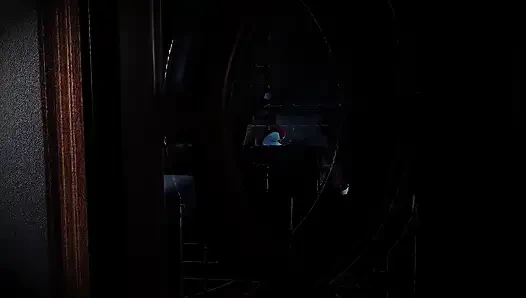 Hemşire Maple'ın gece yarısı seansı ayakkabı işi ve kırmızı naylon ayakla muamele