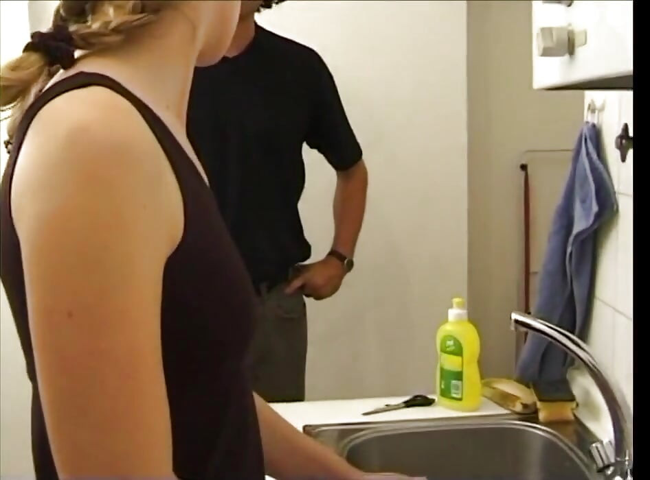 Teen in the kitchen